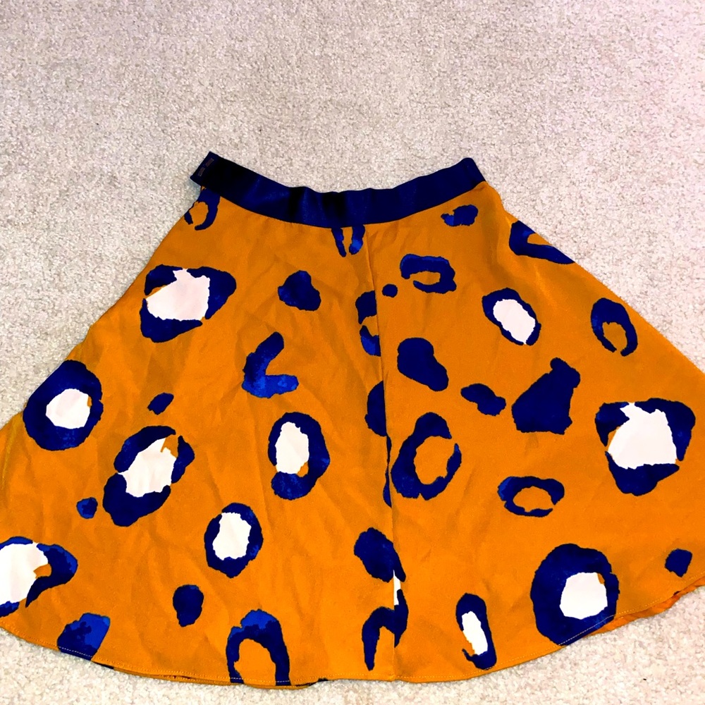 3.1 PHILLIP LIM X TARGET - Leopard Print A-Line Mini Skirt, Size 2 US